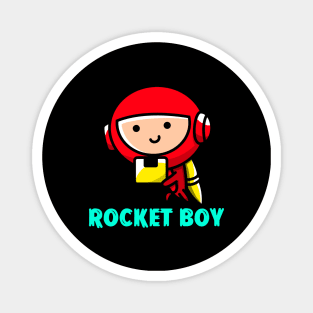 Rocket Boy | Cute Baby Magnet